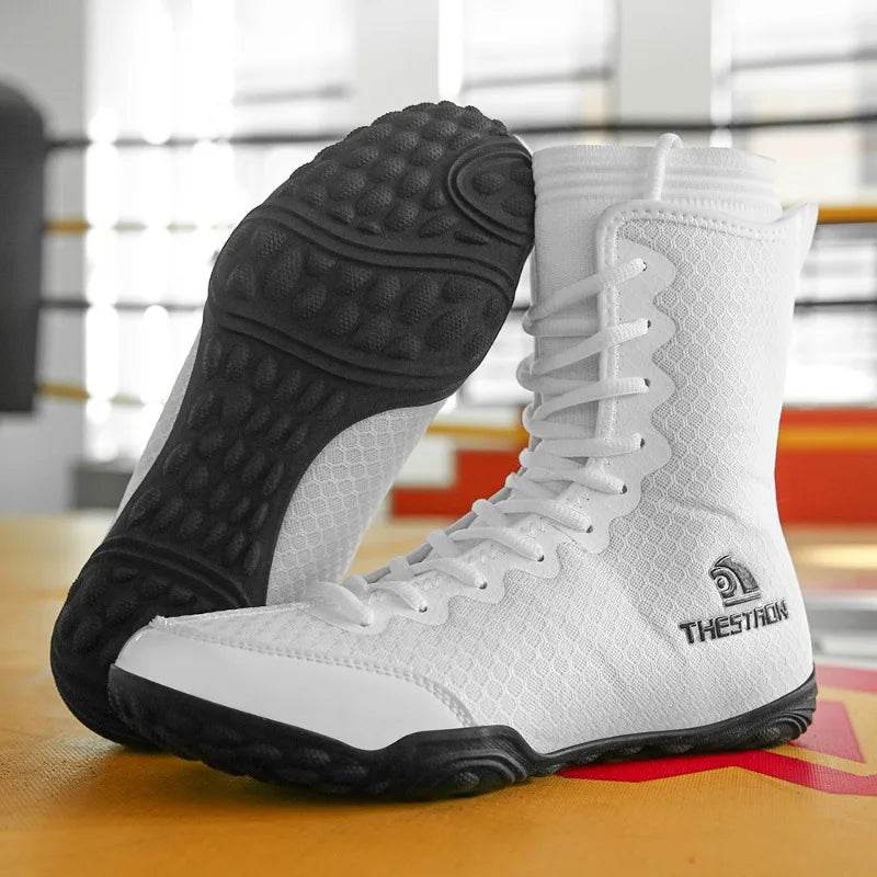 Professional Wrestling Boots Men Women Luxury Brand Boxing Sport Shoes Unisex Top Quality Gym Training Shoe Big Boy - KICKSTART