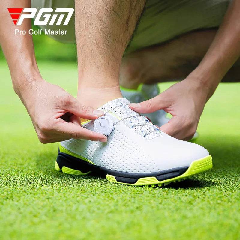 PGM Golf Shoes Waterproof Men's Casual Sports Shoes Breathable Training Sneakers For Male XZ095 - KICKSTART