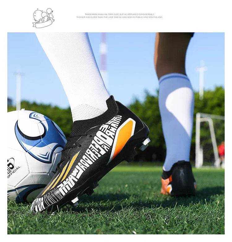 New Men Football Shoes Fast Society Cleats Soccer Shoes Professional Grass Training Football Field Boots Sneaker Match Non Slip - KICKSTART