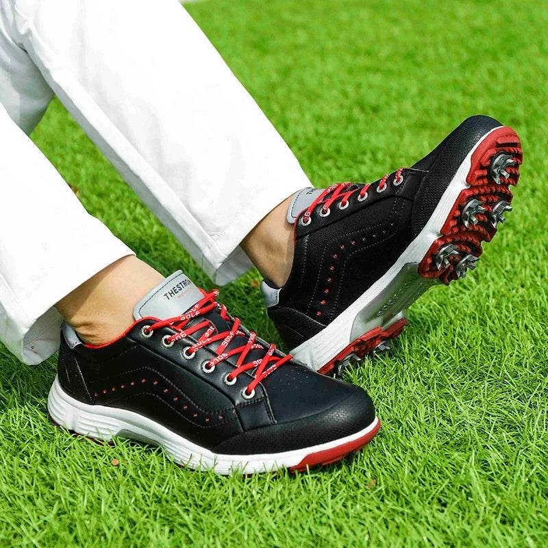 Waterproof Golf Shoes Men Golf Sneakers Comfortabl Gym Sneakers Walking Footwear - KICKSTART