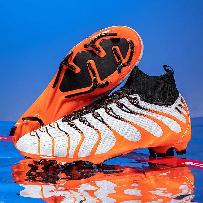 Men's Football Boots TF/FG Adults Soccer Shoes Professional High Quality Soccer Cleats Teenager Anti-slip Outdoor Sports Sneaker - KICKSTART