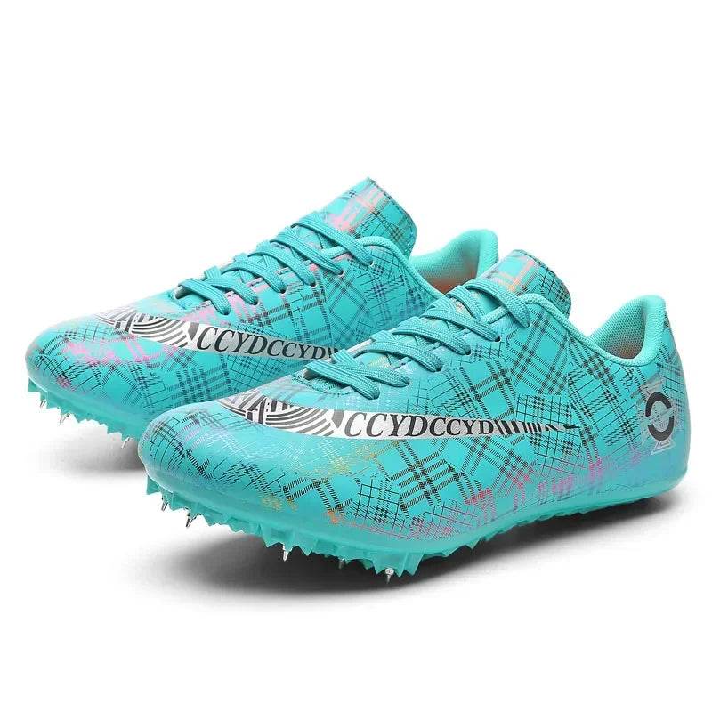 Professional Unisex Track Field Shoes Non Slip Sneakers Spikes Running Nails Shoes Track and Field Comprehensive Training Shoes - KICKSTART