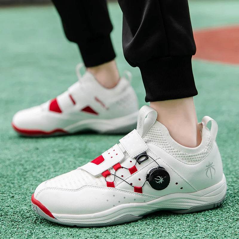 Men Badminton Sport Shoes Quick Lacing Men Volleyball Sneakers Non-slip Women Table Tennis Shoes Outdoor Tennis Footwear A88 - KICKSTART