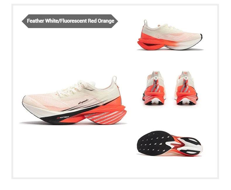 361 Degrees Furious 2.0 Men Women Running Sports Shoes Carbon Plate Racing Marathon Rebound Cushioning Male Sneakers 672432201 - KICKSTART