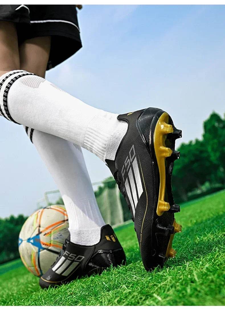 Men Soccer Shoes Society Professional Grass Training Original Football Shoes Cleats Indoor Fast Non Slip Football Field Boots - KICKSTART