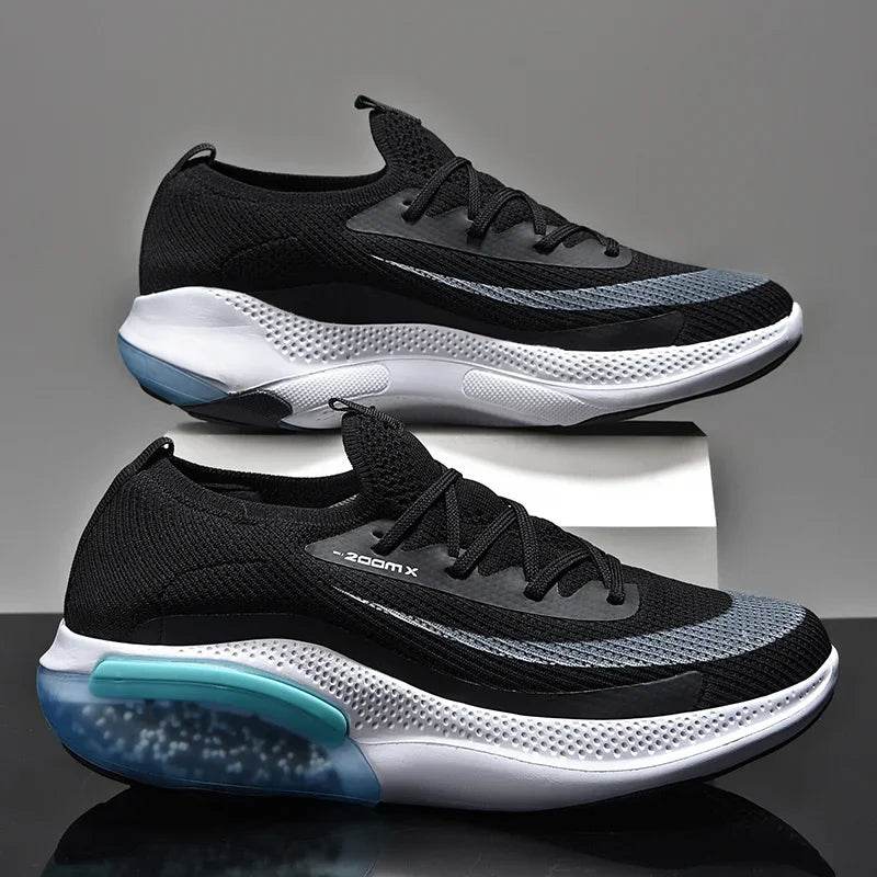 Men Shoes with Luxurious Design Breath Mesh Sneakers Thick Sole Cushioning Couple Casual Shoes Women Outdoor Fitness Runn Shoes - KICKSTART