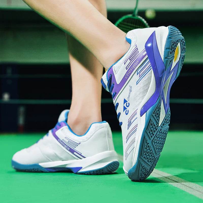 Men Tennis Lightweight Carbon Plate Badminton Training Sport Shoes Outdoor Professional Volleyball Squash Athletic Sneakers - KICKSTART