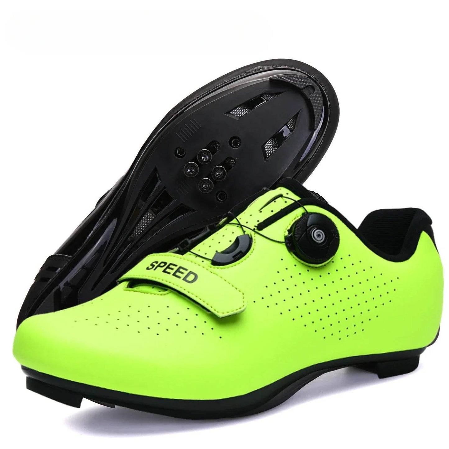 Professional Cycling Shoes Men MTB Self-Locking Outdoor Bicycle Sneakers Racing Road Bike SPD Cleat Shoes Ultralight Sport Shoes - KICKSTART