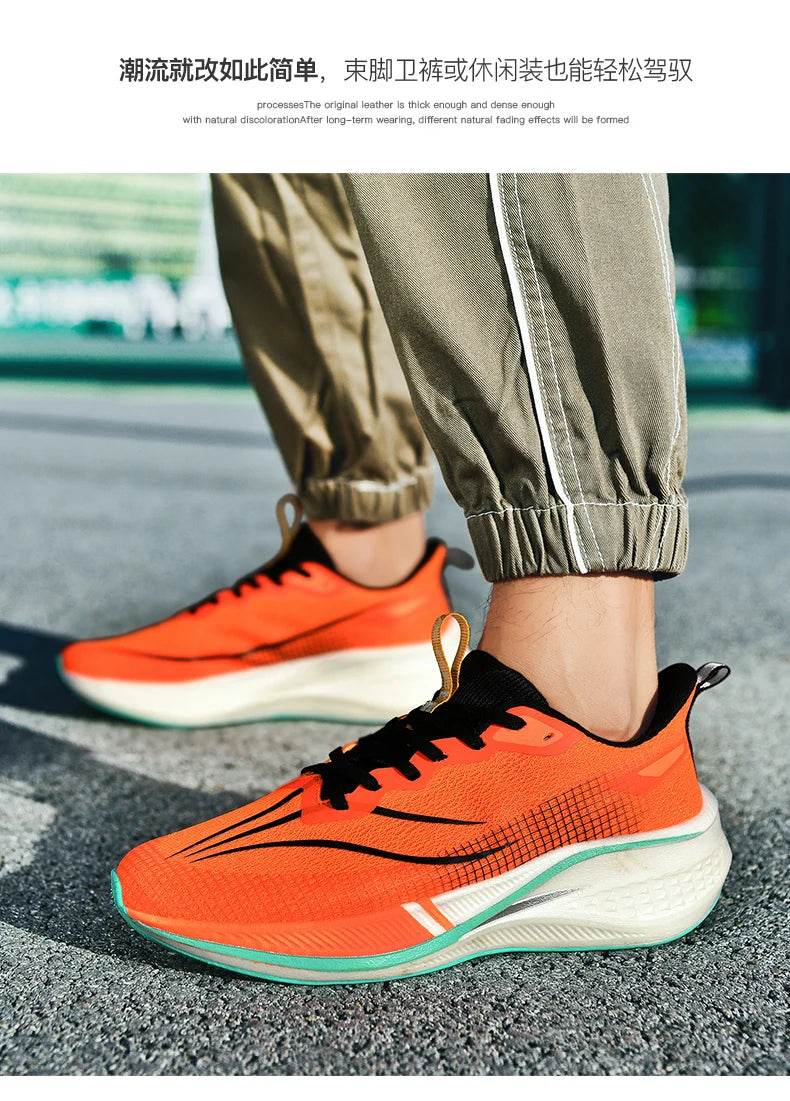 PARZIVAL Men's Running Shoes Air Cushion Runner Trainers Tenis Marathon Sports Shoes Women Outdoor Athletic Speciality Sneaker - KICKSTART