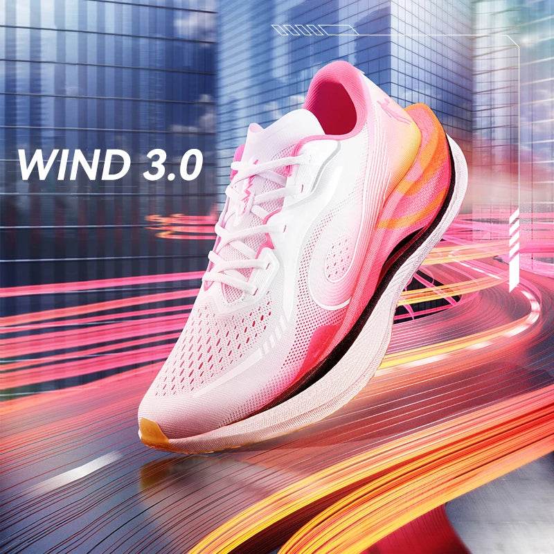 QIAODAN Strong Wind 3 Professional Marathon Race Men's Middle School Test Physical Training Sport Running New Shoes QDB023252298 - KICKSTART