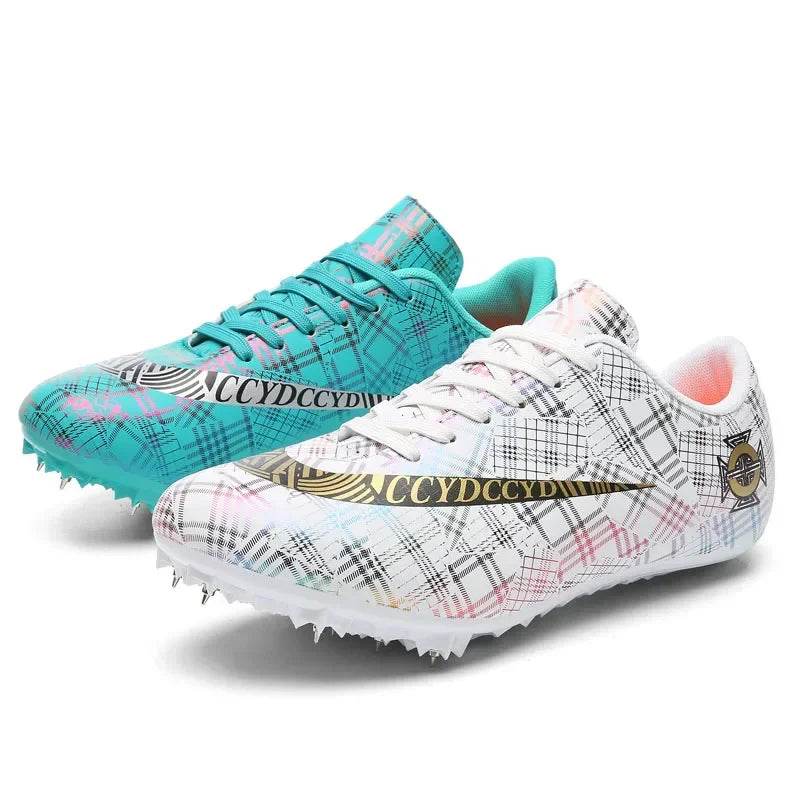 Professional Unisex Track Field Shoes Non Slip Sneakers Spikes Running Nails Shoes Track and Field Comprehensive Training Shoes - KICKSTART