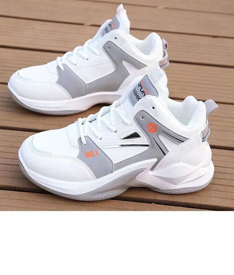 New High-top Basketball Shoes Men Outdoor Sneakers Men Wear Resistant Air Cushioning Baseball Shoes Male Breathable Sport Shoes - KICKSTART