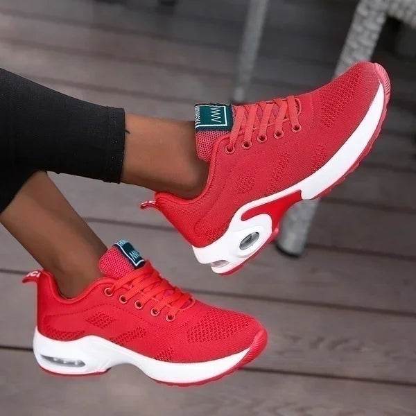 Women Dance Shoes Breathable Mesh Outdoor Light Weight Sports Shoes Casual Walking Sneakers Tenis Feminino Zapatos Mujer - KICKSTART