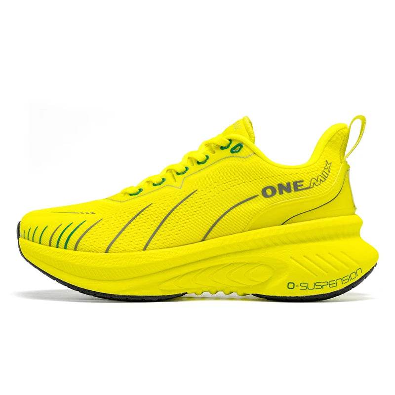 ONEMIX Top Cushioning Running Shoes Suitable for Heavy Runners Lace Up Sport Shoes Non-slip Outdoor Athletic Sneakers for Men - KICKSTART