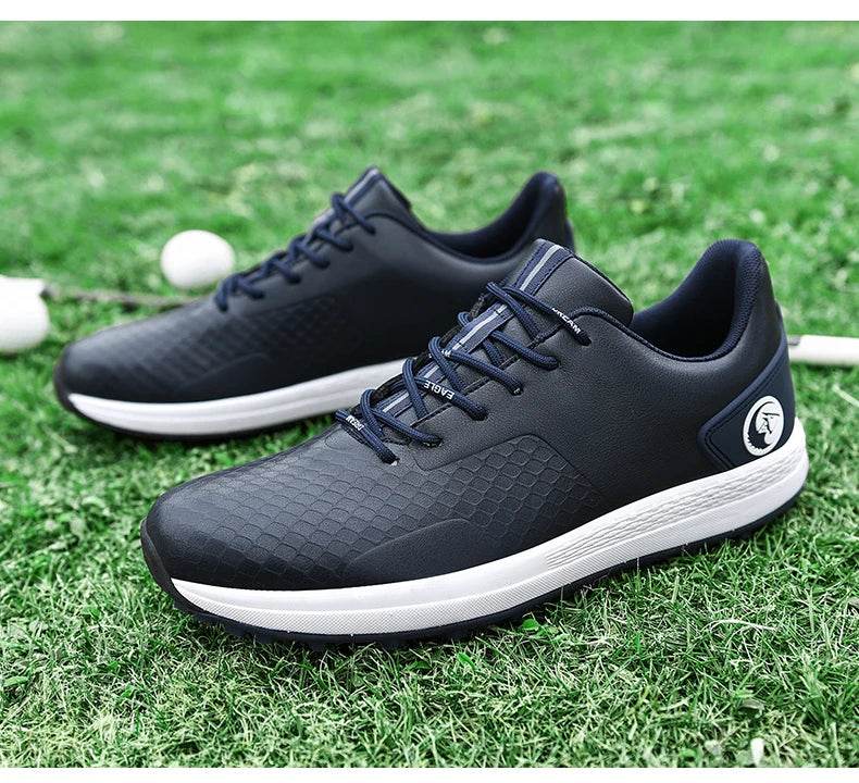 Professional Casual Golf Shoes Outdoor Waterproof Non-Slip Golf Sneakers Men Luxury Athletic Golfer Footwear Golfing Sport Shoes - KICKSTART