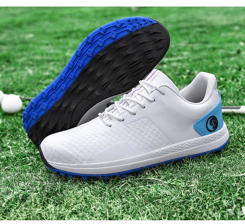 Professional Casual Golf Shoes Outdoor Waterproof Non-Slip Golf Sneakers Men Luxury Athletic Golfer Footwear Golfing Sport Shoes - KICKSTART