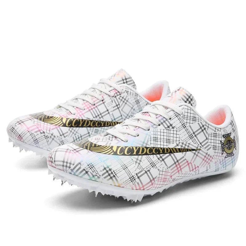 Professional Unisex Track Field Shoes Non Slip Sneakers Spikes Running Nails Shoes Track and Field Comprehensive Training Shoes - KICKSTART