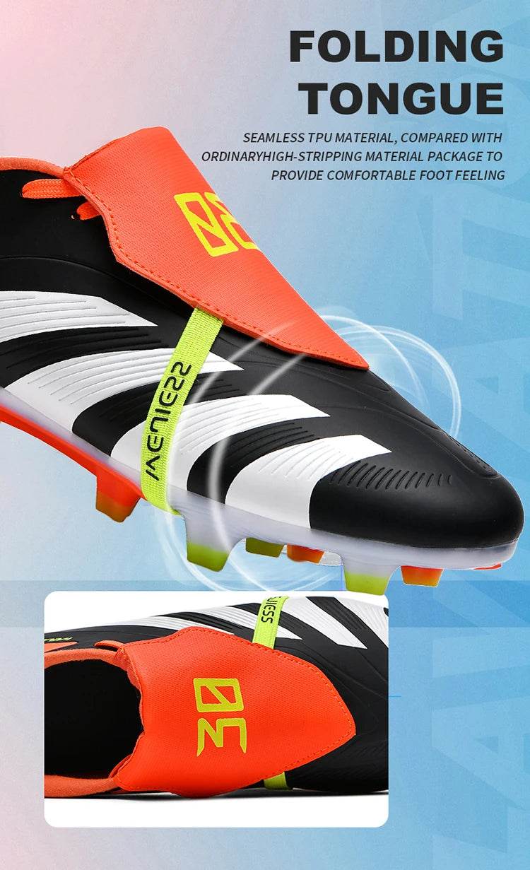 Pink Soccer Shoes For Men Indoor Training Football Boots Men Professional Soccer Cleats Men Futsal Shoe botas de fútbol - KICKSTART