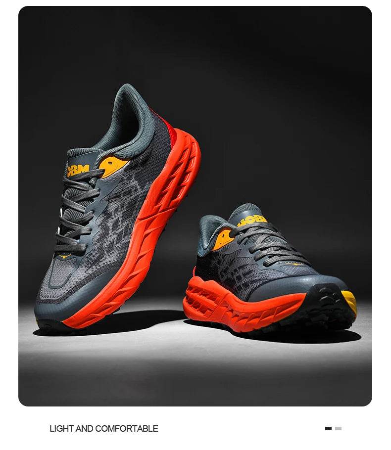 Sports Running Shoes Men Casual Marathon AirCushion Breathable Ultralight Women's Comfort Athletic Nonskid Sneakers Tenis Hiking - KICKSTART