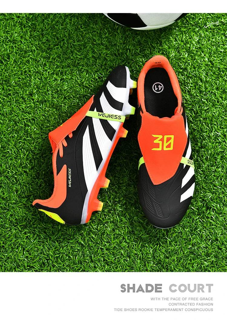 Pink Soccer Shoes For Men Indoor Training Football Boots Men Professional Soccer Cleats Men Futsal Shoe botas de fútbol - KICKSTART