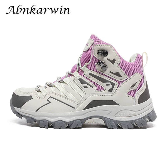 Outdoor Women Ankle Hiking Boots Trekking Shoes Mountain Tracking Treking Sneakers - KICKSTART