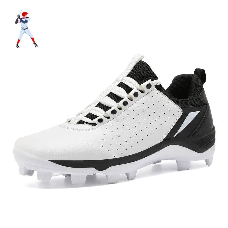 Professional Men's Baseball Shoes Training Long Spikes Softball Shoes Cleats and Turf Practice Shoes Beginners Baseball Sneakers - KICKSTART