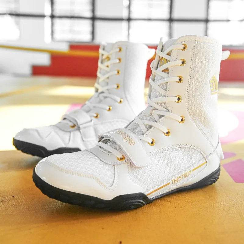 Professional Wrestling Boots Men Women Luxury Brand Boxing Sport Shoes Unisex Top Quality Gym Training Shoe Big Boy - KICKSTART