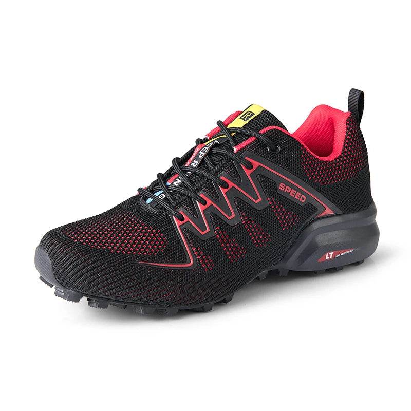 SMS New Men Shoes Sneakers Breathable Outdoor Mesh Hiking Shoes Casual Light Male Sport Shoes Comfortable Climbing Shoes - KICKSTART