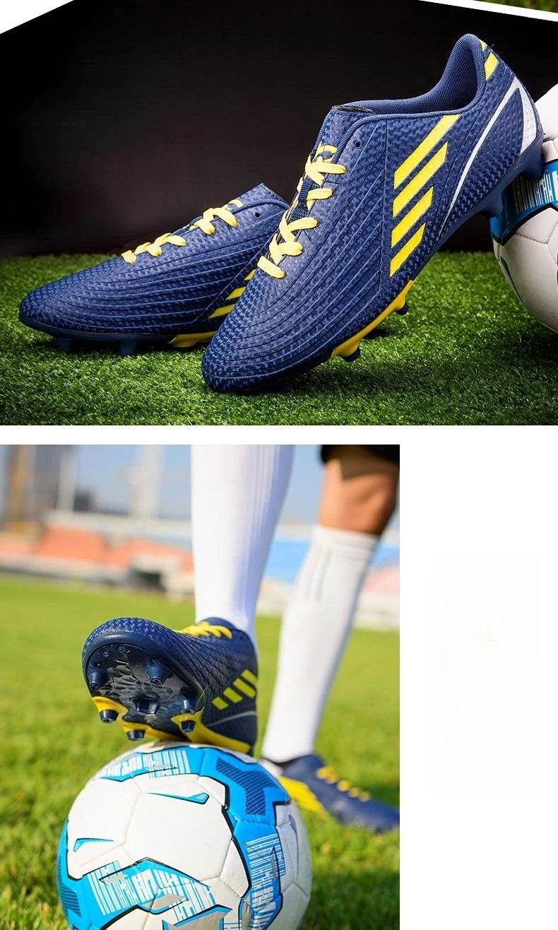 Men's Football Boots Professional Society Football Boot Outdoor Sports Kids Turf Soccer Shoes Children's Training Football ShoDD - KICKSTART