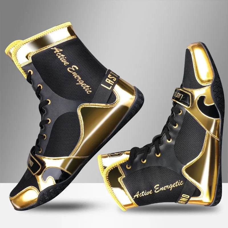 Hot Sale Men Boxing Shoes Brand Designer Wrestling Shoes Big Boy Anti Slip Sport Sneakers Man Top Quality Boxing Boots - KICKSTART