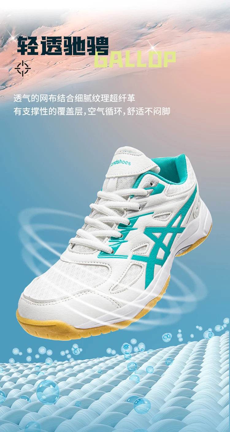 New Professional Volleyball Shoes Men Women Big Size 36-44 Light Weight Badminton Sneakers Anti Slip Volleyball Sneakers Shoe - KICKSTART