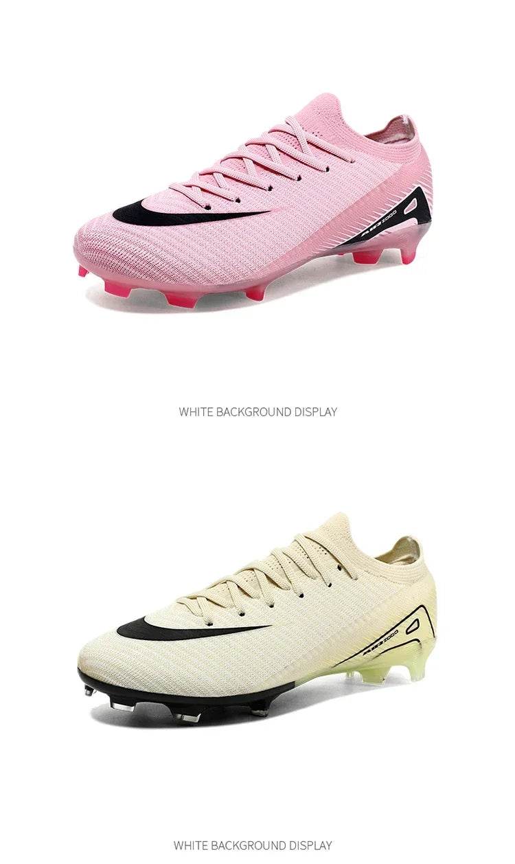 Men FG Soccer Shoes Resistant Society Football Field Boots Original Comfortable Football Shoes Cleats Ultralight Studded Match - KICKSTART