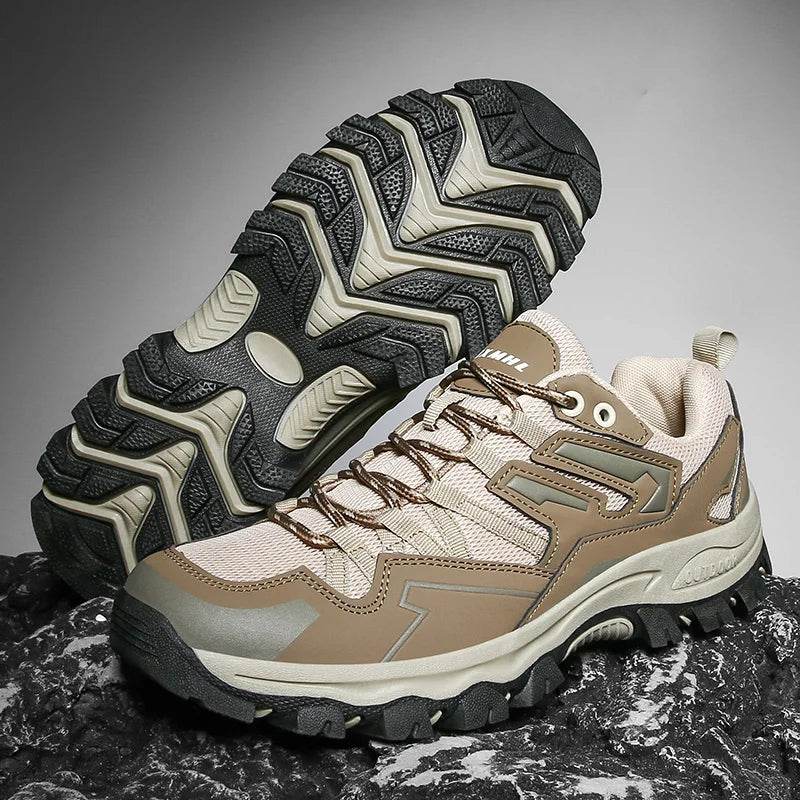 Hiking Shoes Men Women Mesh Sneakers Breathable Fashion Mountain Shoes Boy Spring Autumn Summer Work Shoes Outdoor Trekking - KICKSTART