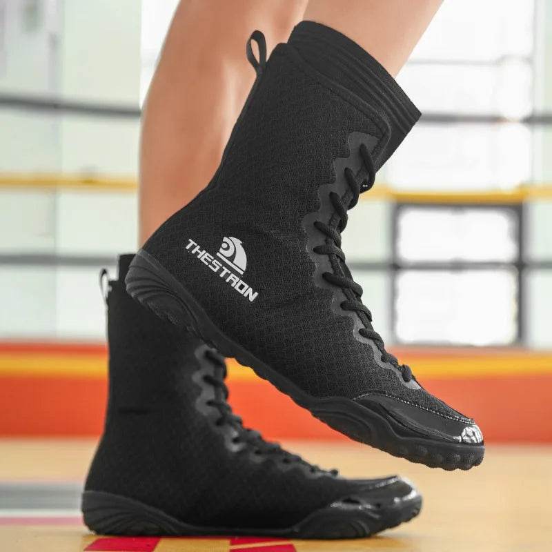 Professional Wrestling Boots Men Women Luxury Brand Boxing Sport Shoes Unisex Top Quality Gym Training Shoe Big Boy - KICKSTART