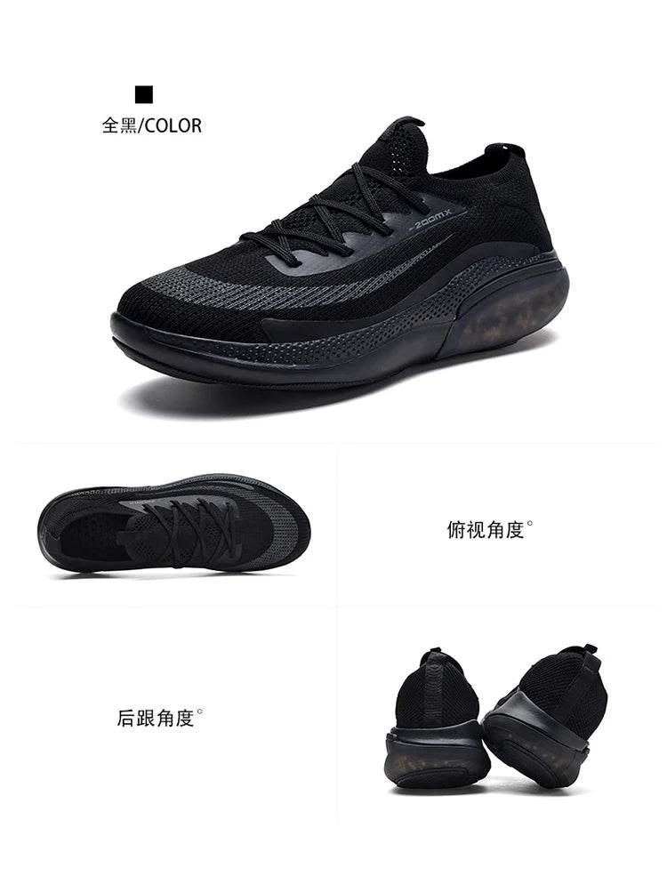 Men Shoes with Luxurious Design Breath Mesh Sneakers Thick Sole Cushioning Couple Casual Shoes Women Outdoor Fitness Runn Shoes - KICKSTART