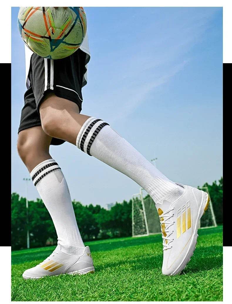 Men Soccer Shoes Society Professional Grass Training Original Football Shoes Cleats Indoor Fast Non Slip Football Field Boots - KICKSTART