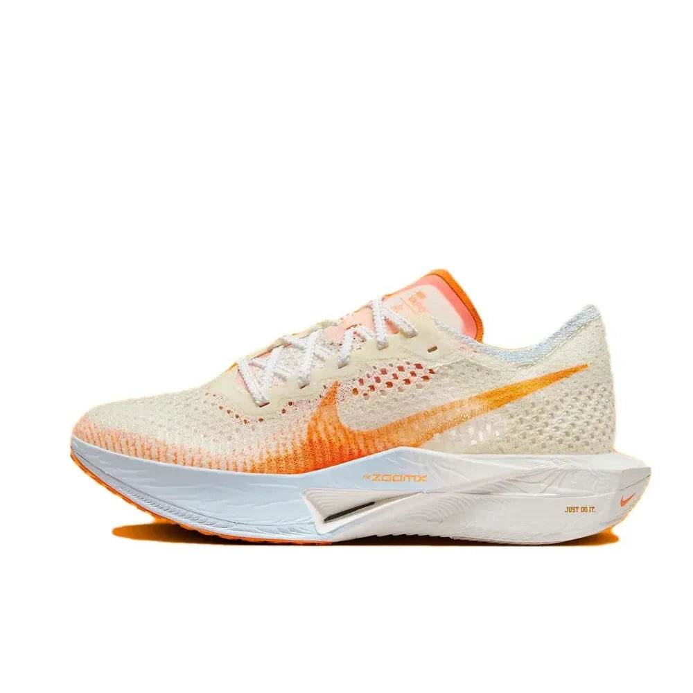 Nike ZoomX Vaporfly Next% 3 Comfortable Lightweight Low Top Running Shoes Marathon Running Shoes Men's and Women's White - KICKSTART