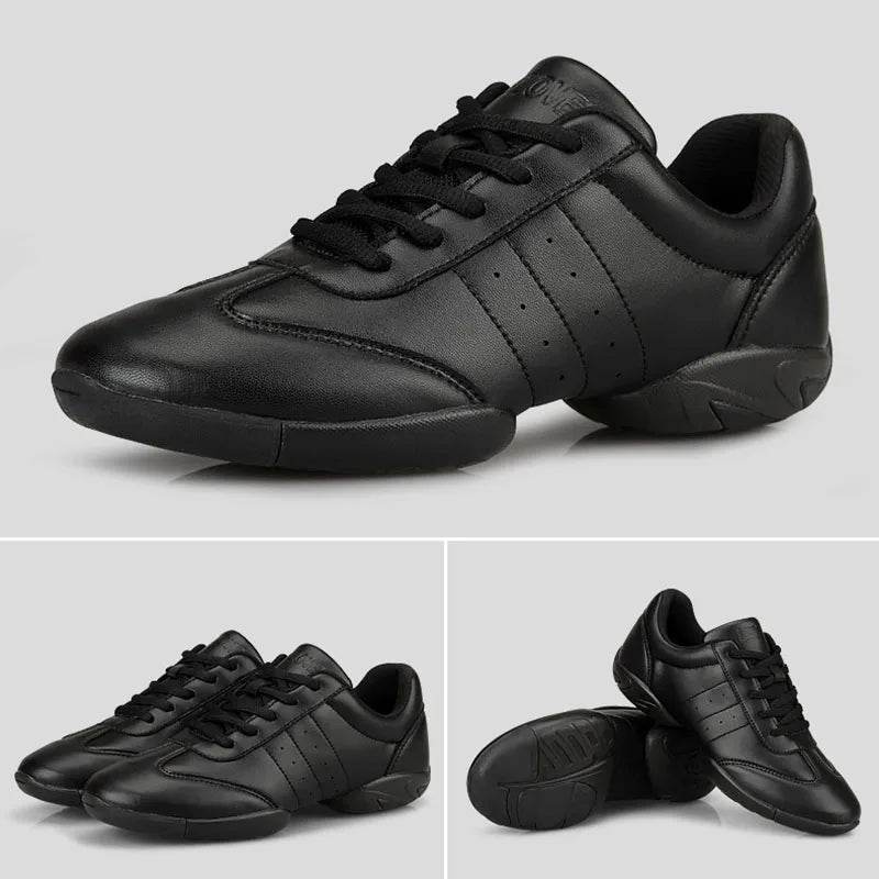 Child Competitive Aerobics Shoes Soft Bottom Fitness Shoes Men Women Jazz Shoes Professional Training Dance Sneakers Children - KICKSTART