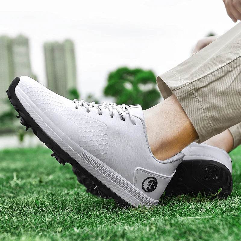 Professional Casual Golf Shoes Outdoor Waterproof Non-Slip Golf Sneakers Men Luxury Athletic Golfer Footwear Golfing Sport Shoes - KICKSTART