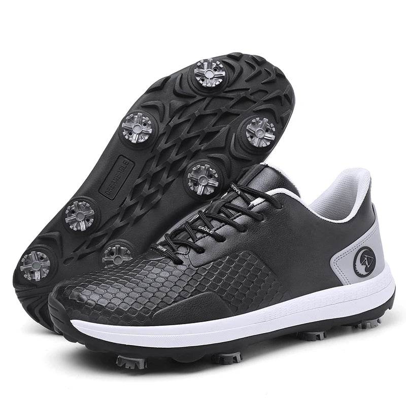 Professional Casual Golf Shoes Outdoor Waterproof Non-Slip Golf Sneakers Men Luxury Athletic Golfer Footwear Golfing Sport Shoes - KICKSTART