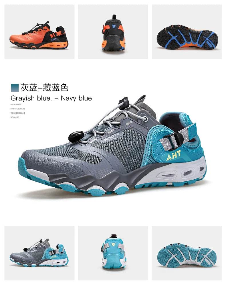 HUMTTO Summer Hiking Shoes for Men Outdoor Trekking Sneakers Women Climbing Sport Walking Mens Female Shoes Water Beach Sandals - KICKSTART