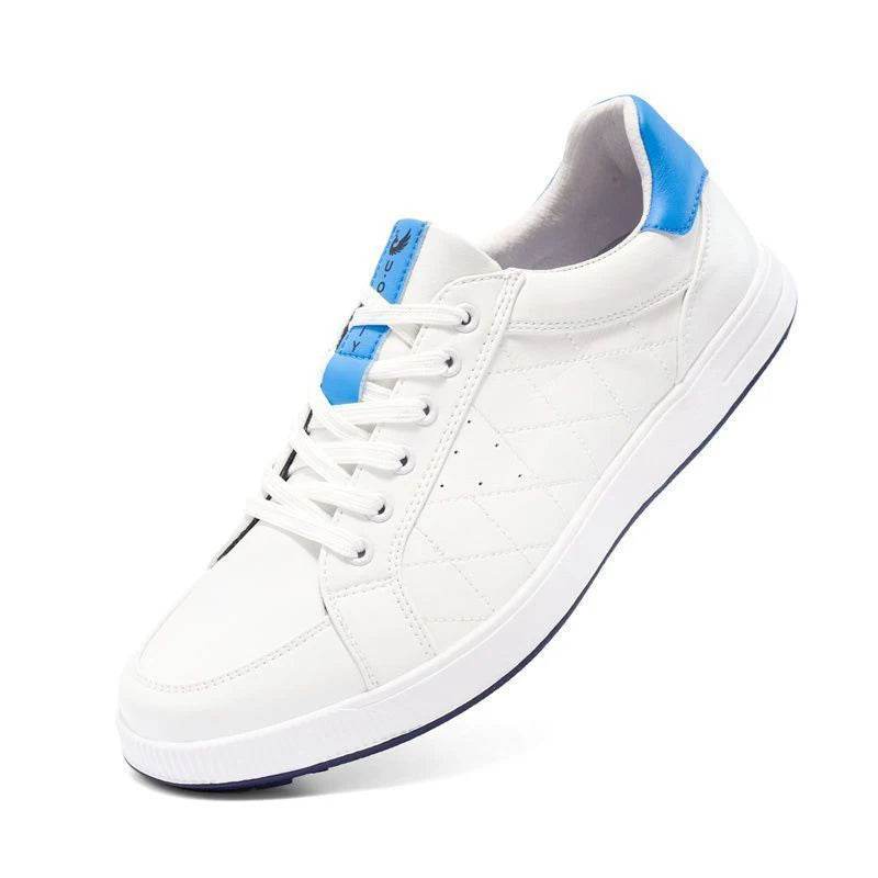 Men's Golf Shoes Genuine Leather Waterproof and Anti slip Sports Shoes Men's Golf Training Shoes - KICKSTART