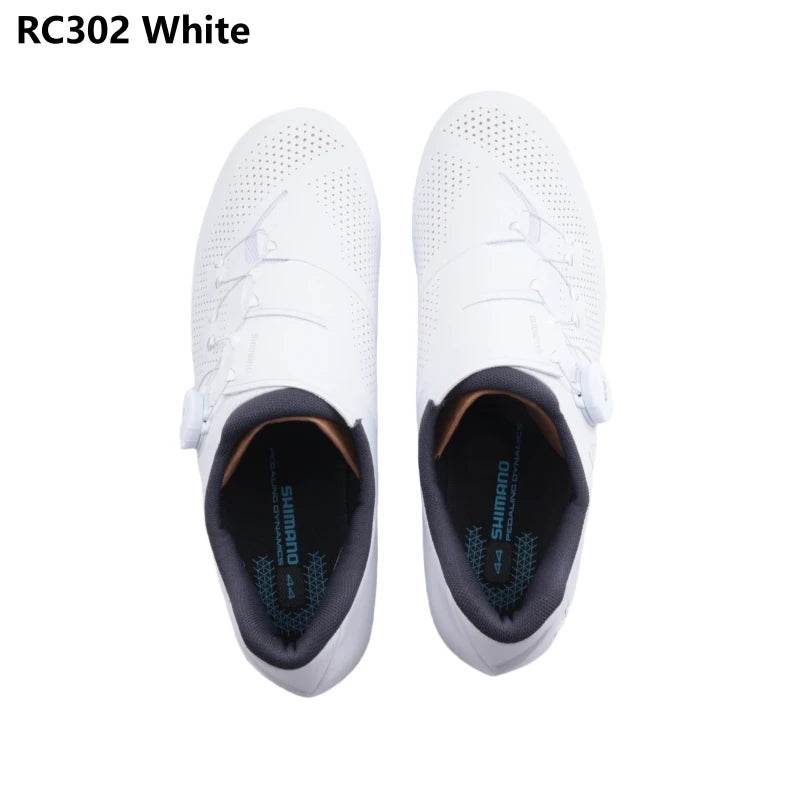 New SHIMANO SH-RC302 RC3 RC300 Glass Fiber Reinforced Nylon Bottom Road Bike Bicycle Self-locking Cycling ShoesLock Shoes - KICKSTART