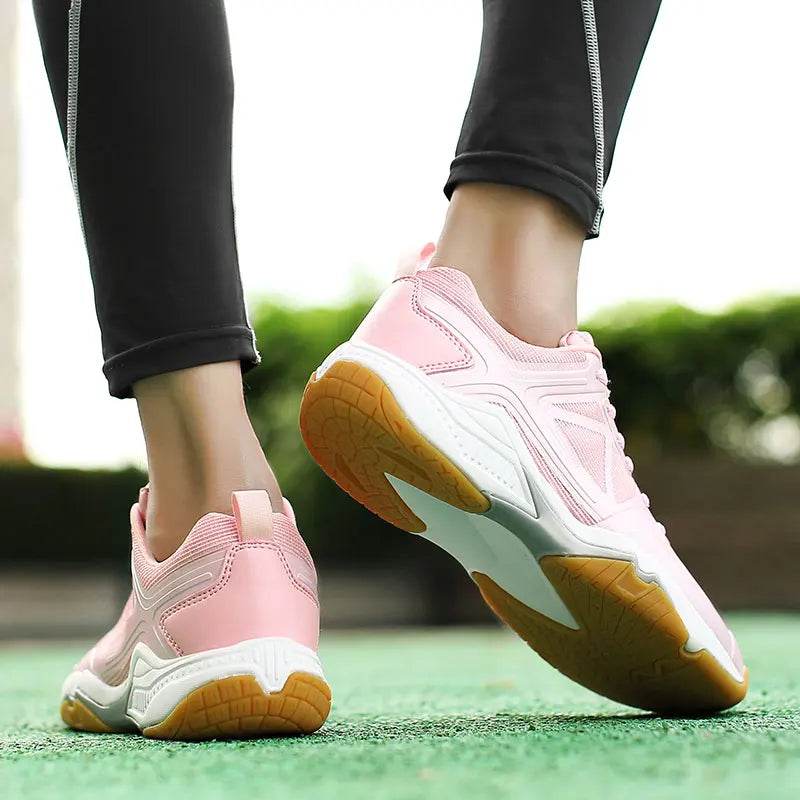 2024 Professional Volleyball Shoes Men's and Women's Mesh Breathable Badminton and Tennis Shoes Training Volleyball - KICKSTART