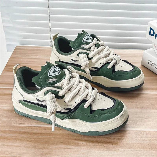 Designer Fashion Mens Skateboard Shoes Streetwear Hip hop Sneakers Men Casual Harajuku Vulcanized Shoes Men Original Sneakers - KICKSTART