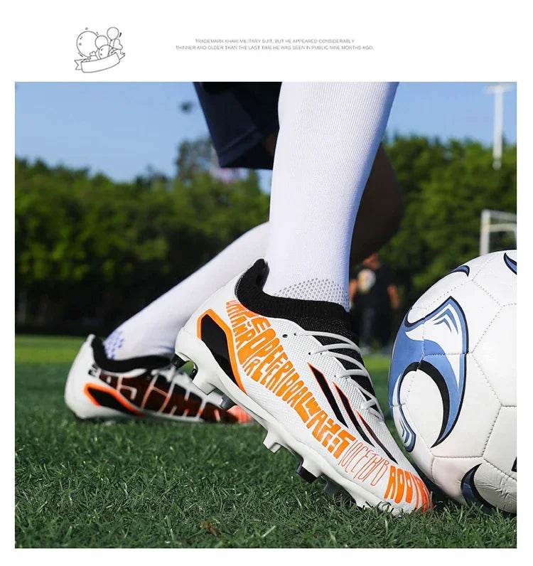 New Men Football Shoes Fast Society Cleats Soccer Shoes Professional Grass Training Football Field Boots Sneaker Match Non Slip - KICKSTART