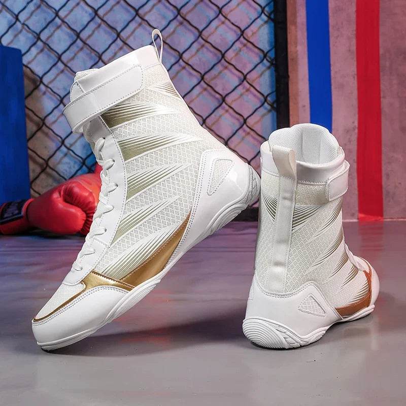 Stylish Brand Wrestling Shoes for Men Big Size Male Boxer Fighting Boots Indoor Gym Adult Wrestling Boxing Sport Training Boots - KICKSTART