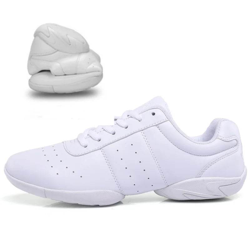 Dance Shoes Woman Men Modern Soft Outsole Jazz Sneakers Aerobics Breathable Lightweight Female Dancing Fitness Sport Shoes Solid - KICKSTART