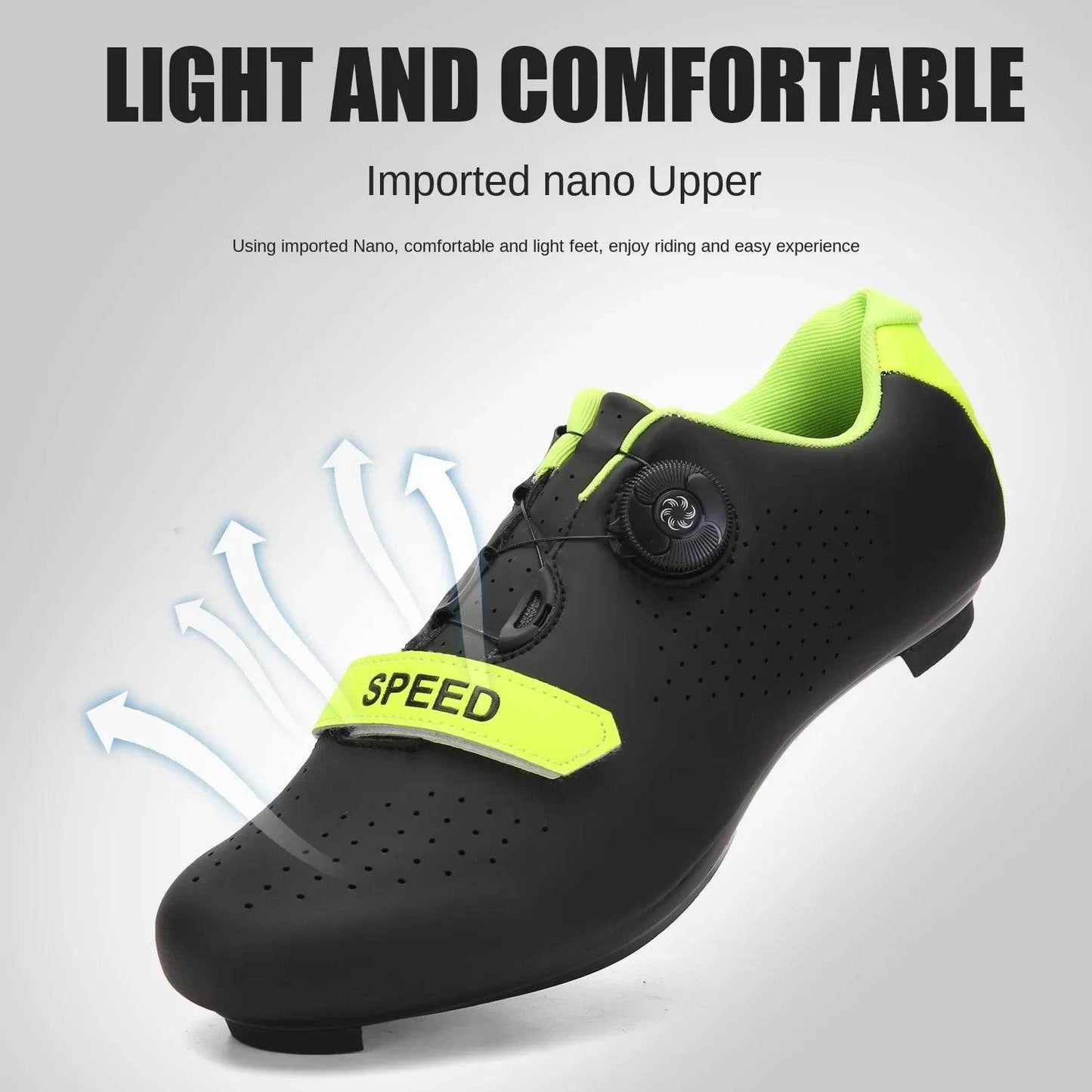 Professional Cycling Shoes Men MTB Self-Locking Outdoor Bicycle Sneakers Racing Road Bike SPD Cleat Shoes Ultralight Sport Shoes - KICKSTART