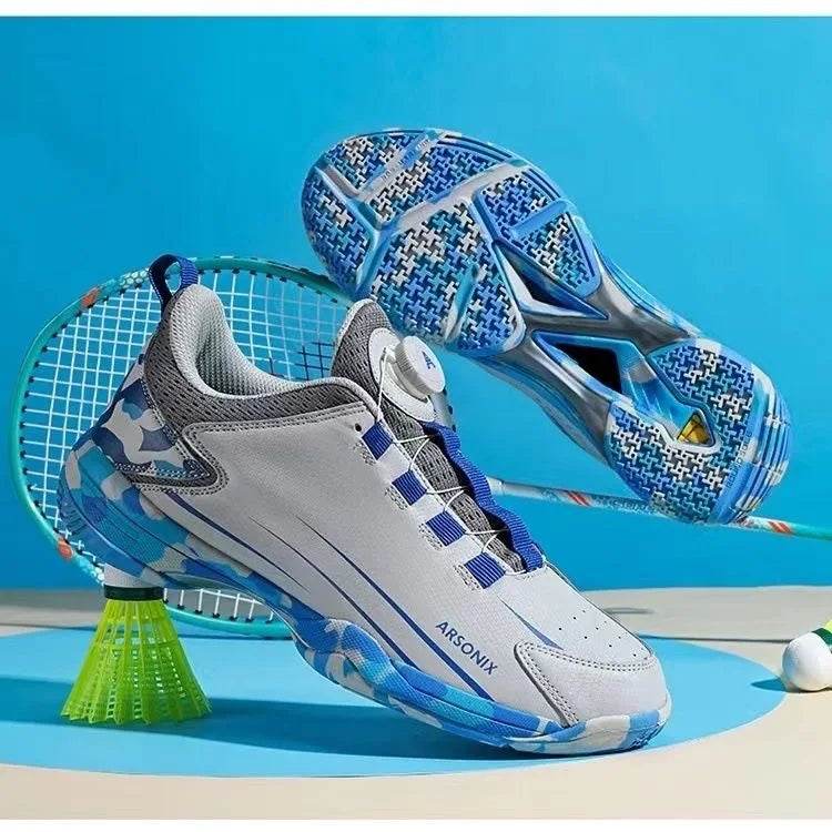 Badminton Shoes Mens Quick Lacing Indoor Sports Shoe Men Non-Slip Table Tennis Shoe Man Designer Sport Sneakers - KICKSTART